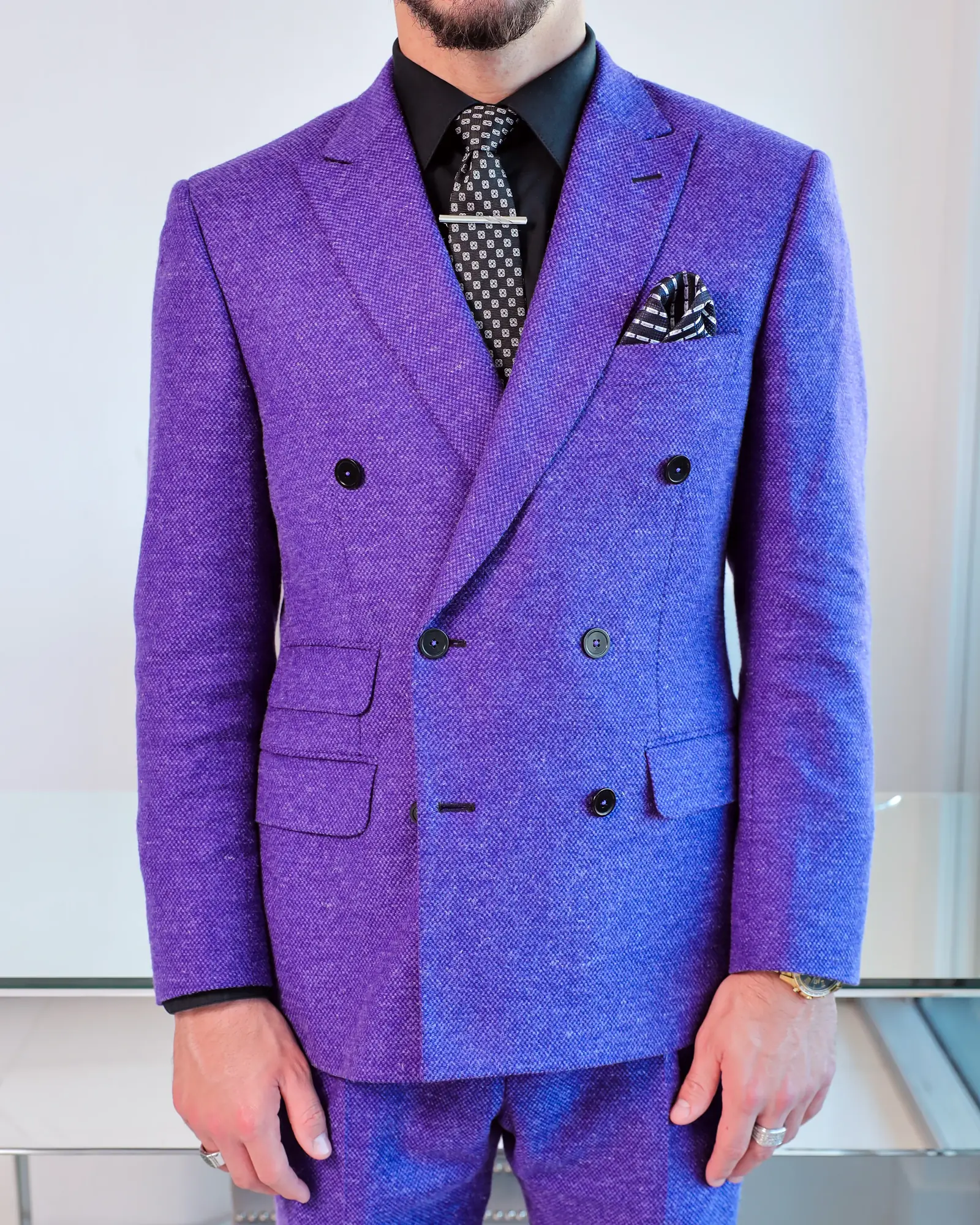 Maison Élevée — custom purple Dormeuil